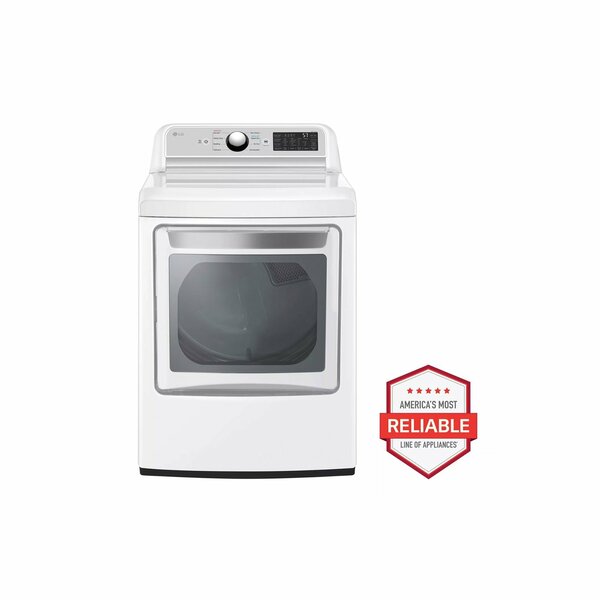 Almo LG 7.3 cu. ft. Ultra Large Capacity Smart Wi-Fi Enabled Electric Dryer DLE7400WE